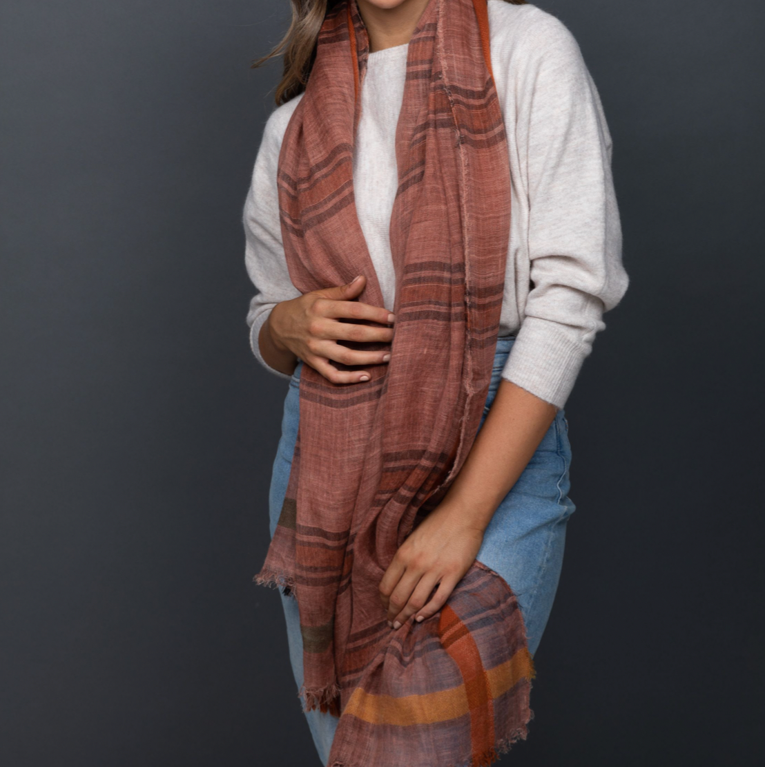 Hemmingway Scarf - Tan