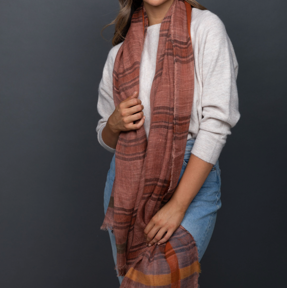 Hemmingway Scarf - Tan