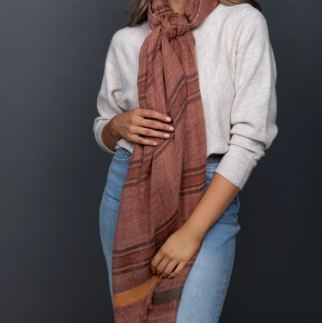 Hemmingway Scarf - Tan