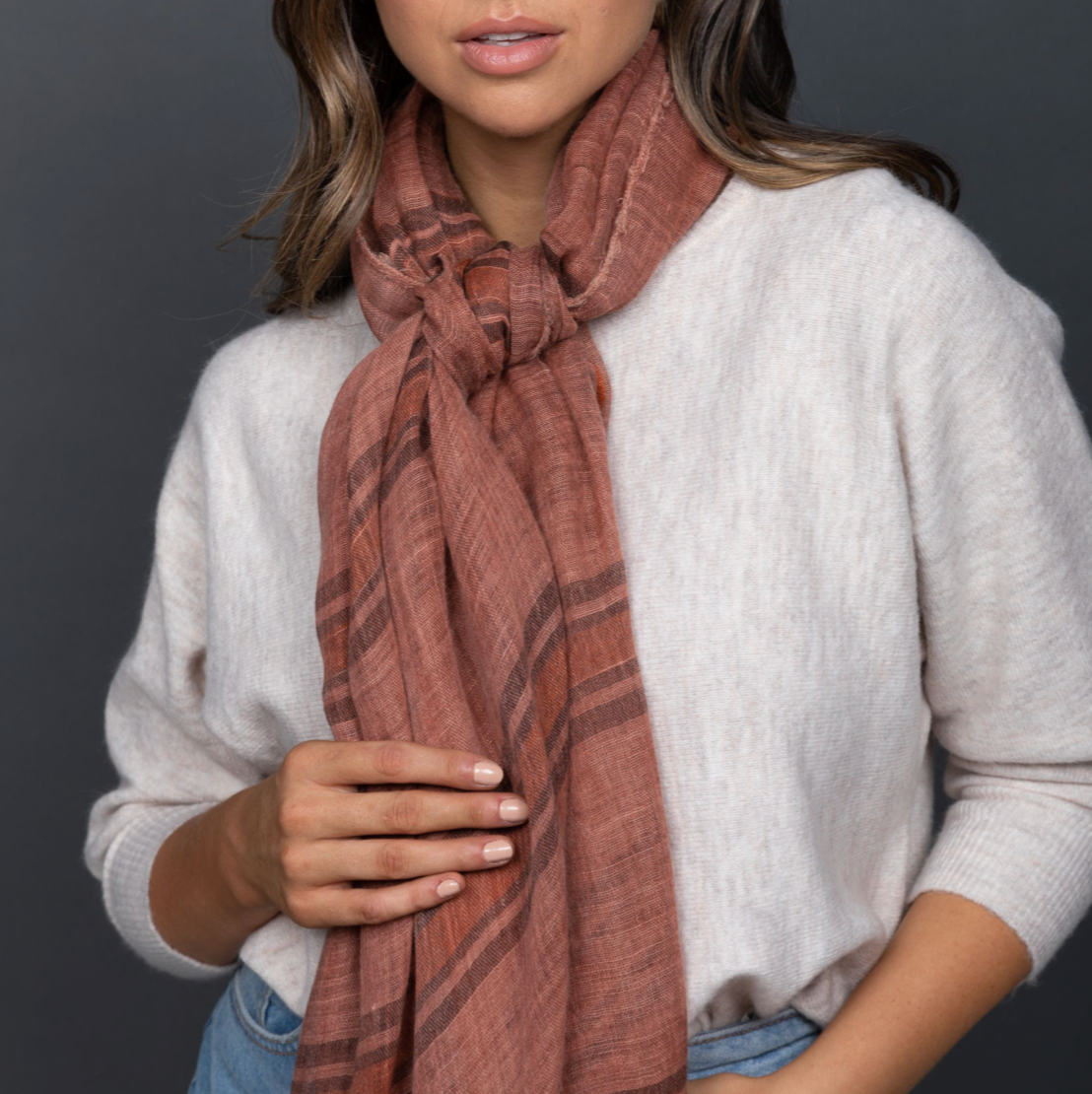 Hemmingway Scarf - Tan
