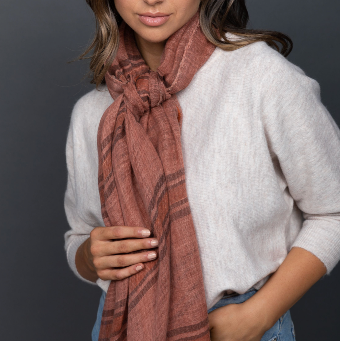Hemmingway Scarf - Tan