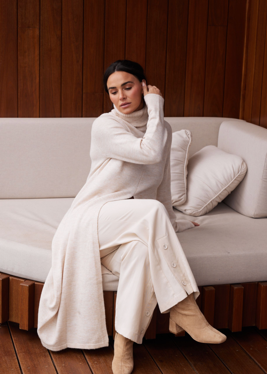 Vivienne Turtle neck - Oat