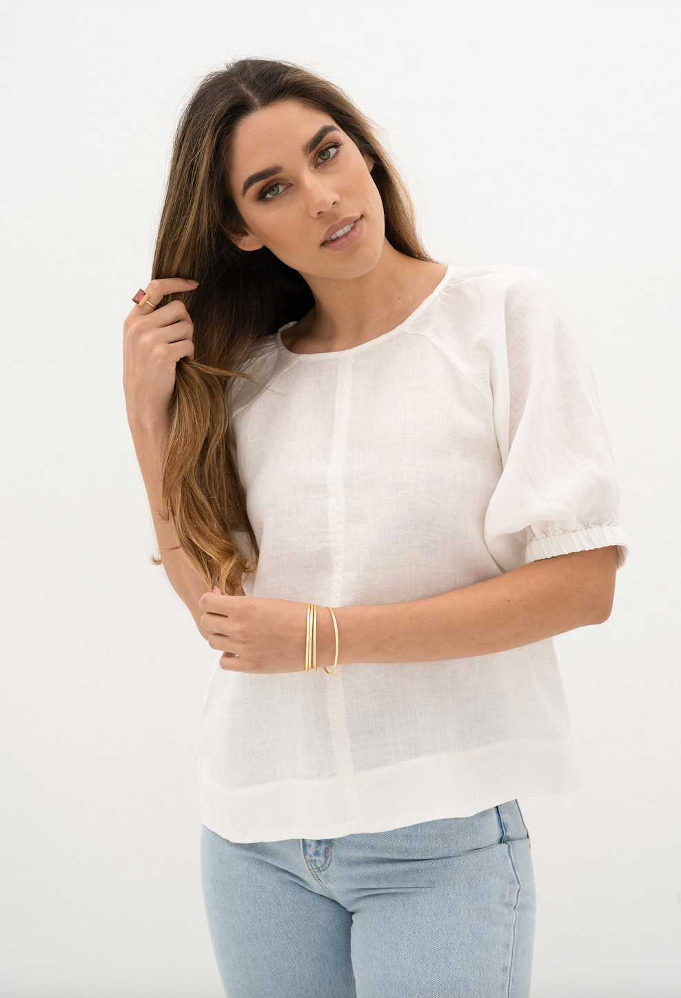 Lagoon Blouse - Ivory