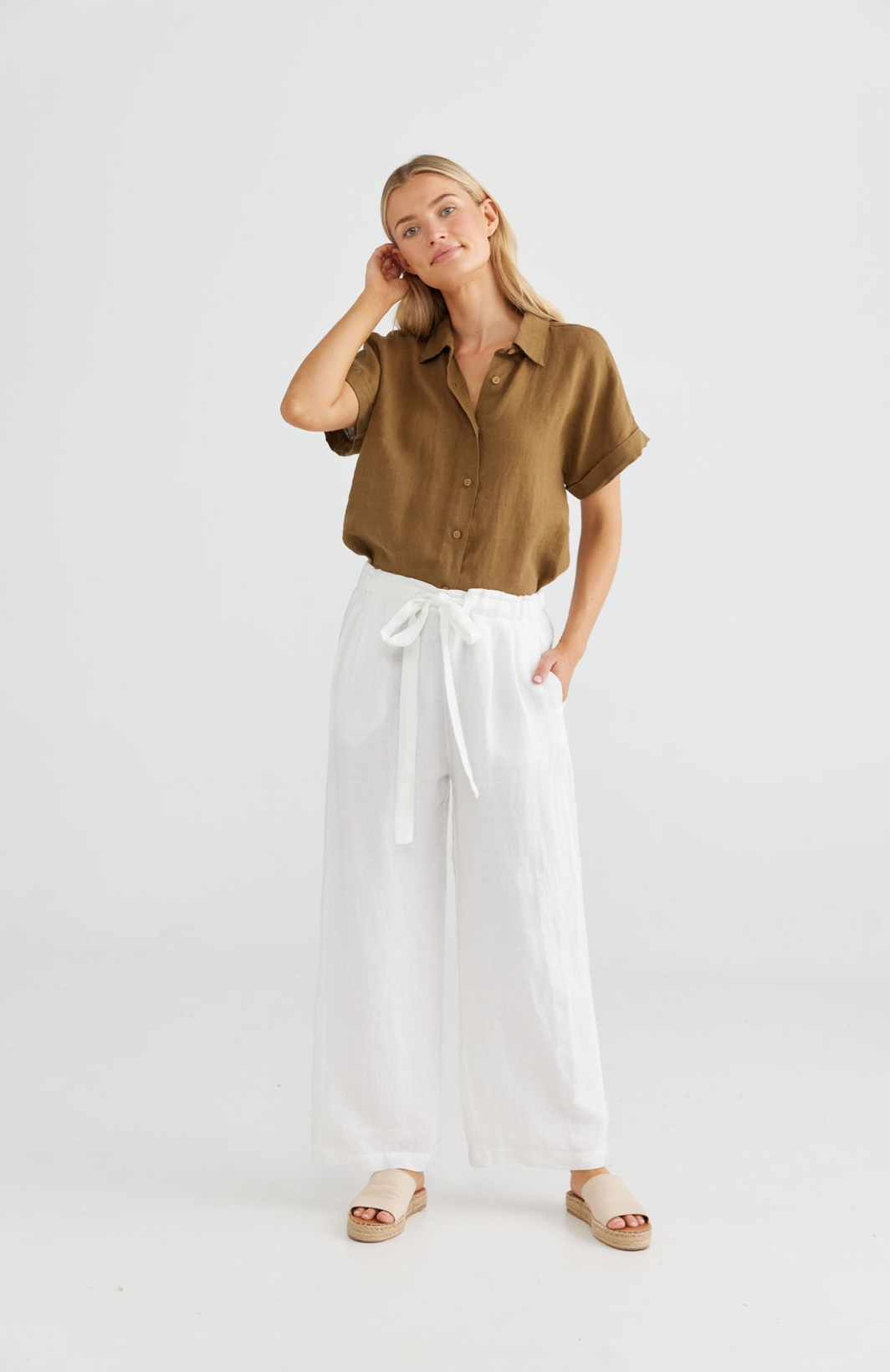 Dickens Pants - White