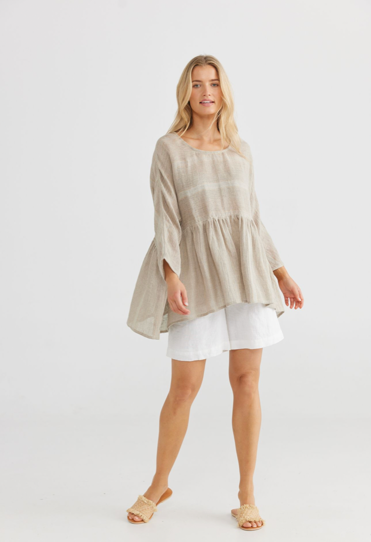 Nikita Top - Riad Stripe