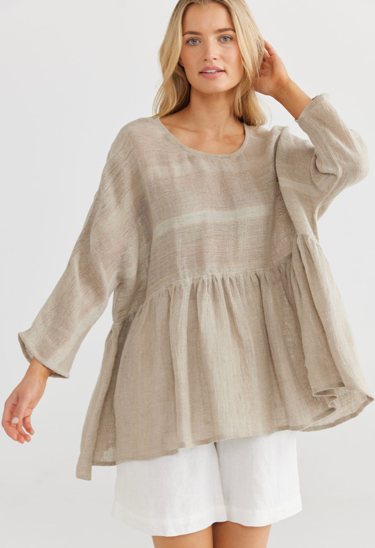 Nikita Top - Riad Stripe