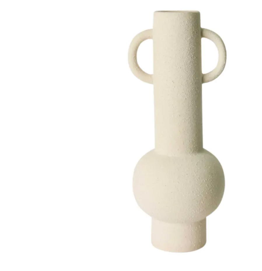 JARMAN CERAMIC VASE IVORY