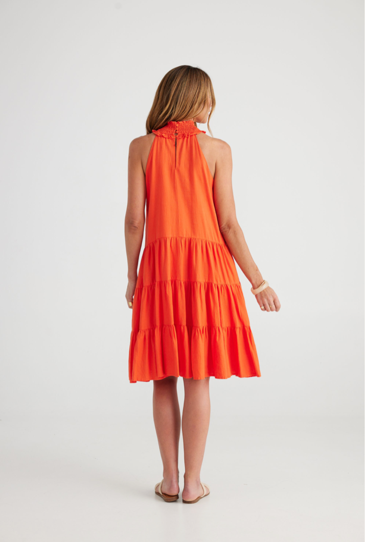 Cleo Dress - Mandarin