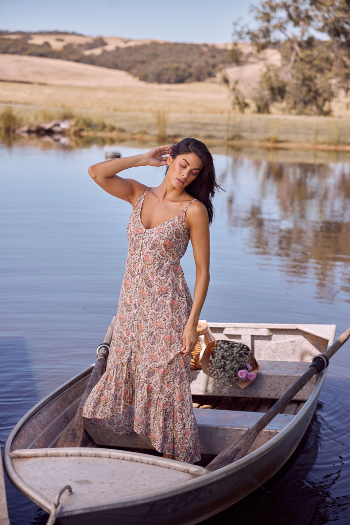 Oasis Dress - Vintage Lotus