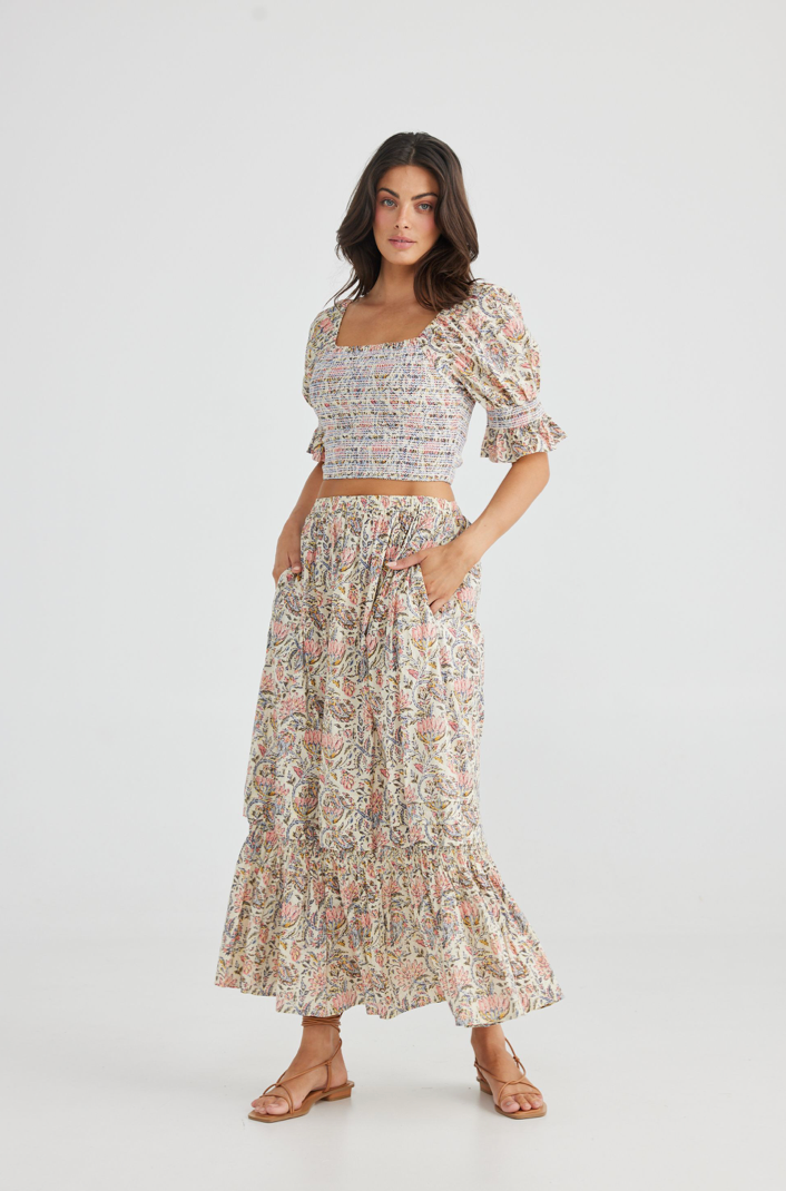 Firelight Top - Vintage Lotus