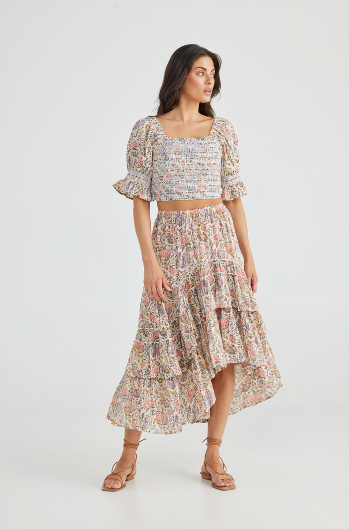 Firelight Top - Vintage Lotus