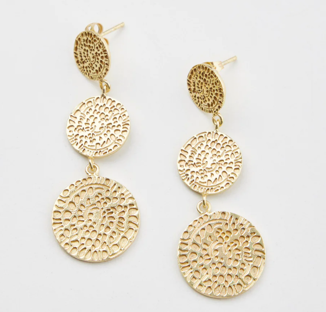 Ria Earrings - Gold