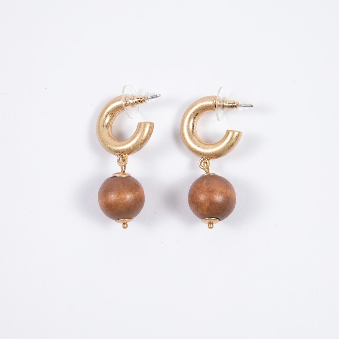 Playa Earrings - Dark Wood