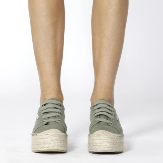 Maritime Espadrille Sneaker - Khaki - Daisy Grace Lifestyle