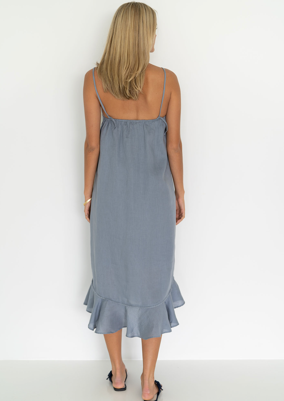 Daisy Dress - Storm Blue - Daisy Grace Lifestyle