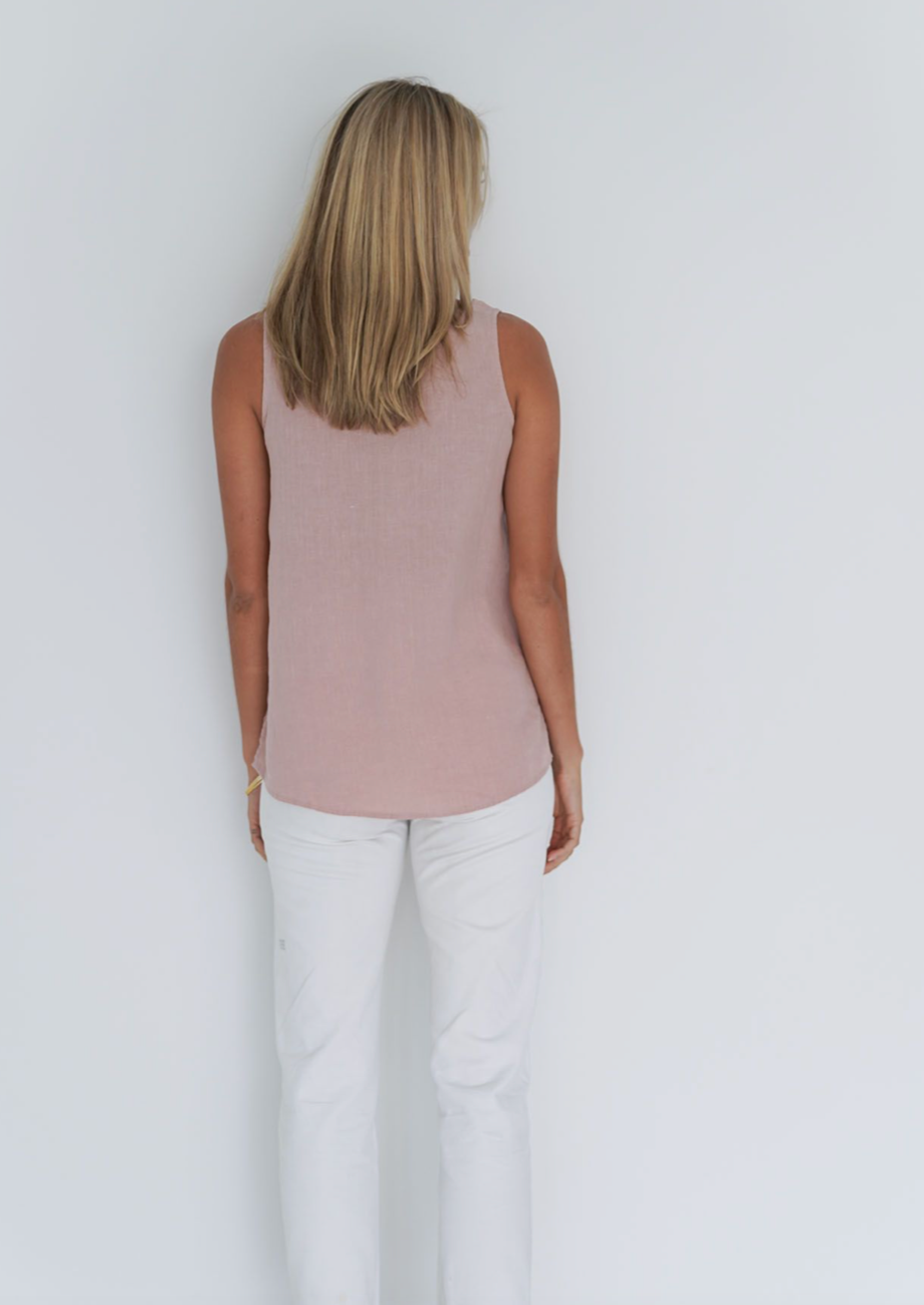 Isola Singlet - Blush - Daisy Grace Lifestyle