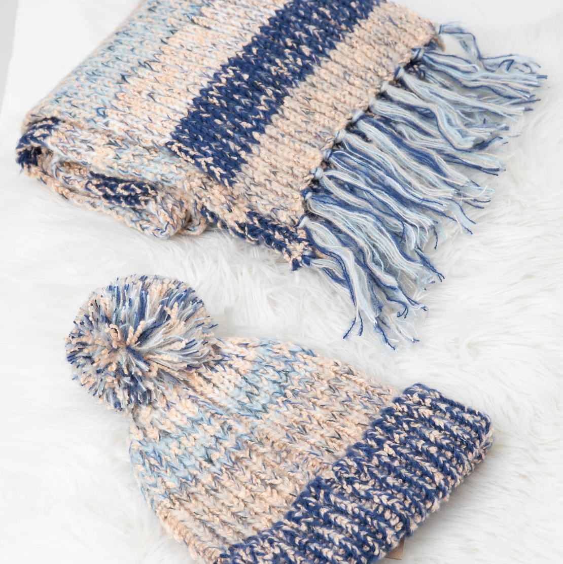 Dakota Scarf - Blue Confetti - Daisy Grace Lifestyle