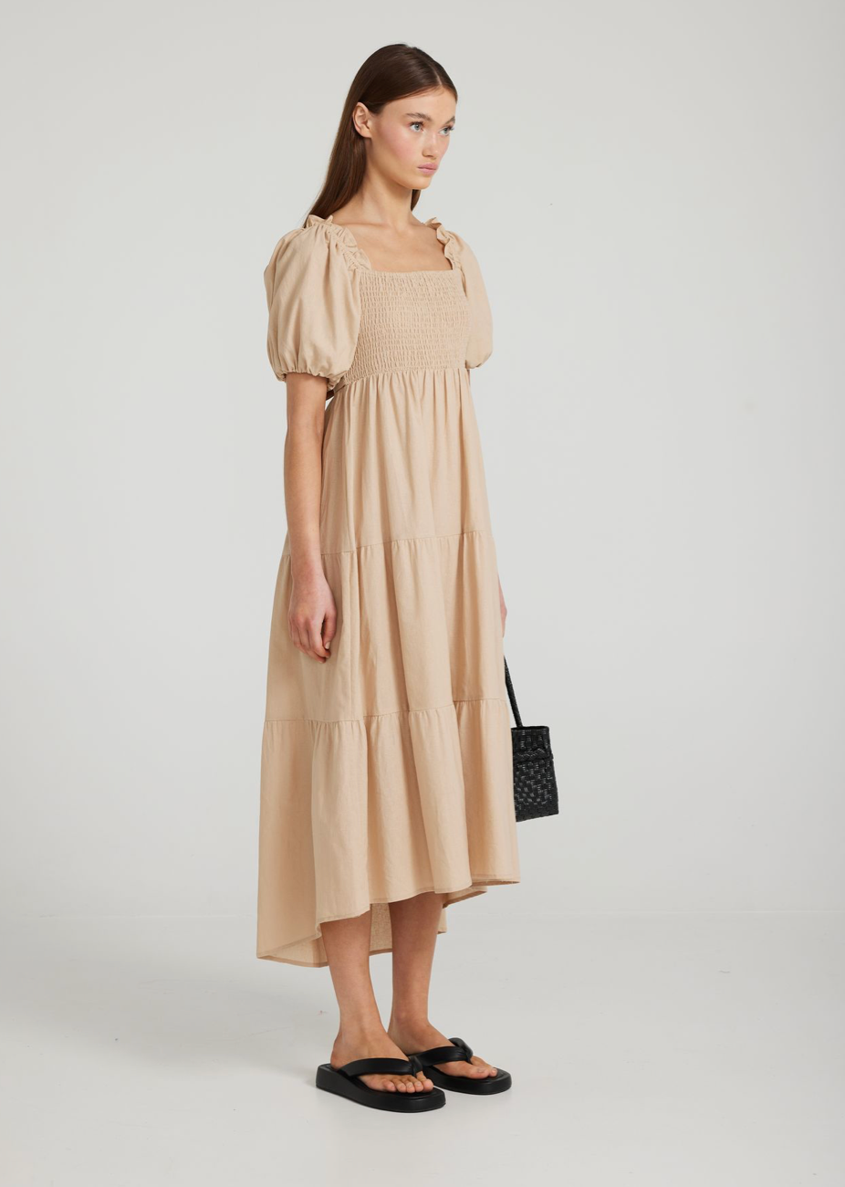 Delta Dress - Natural - Daisy Grace Lifestyle