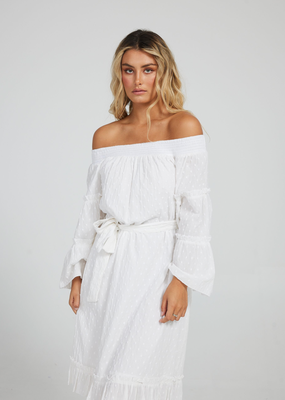 Mantra Dress - White - Daisy Grace Lifestyle