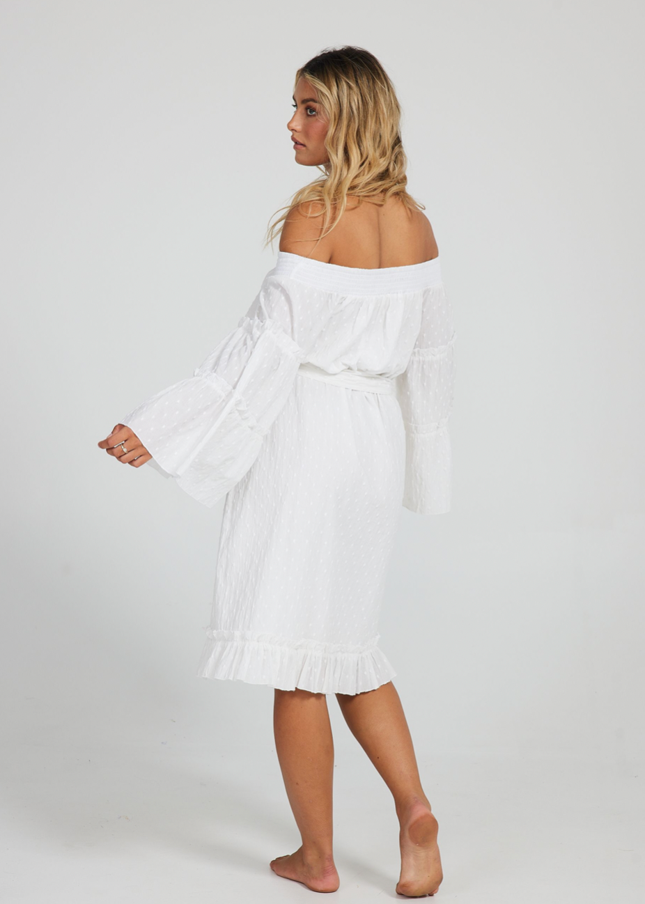 Mantra Dress - White - Daisy Grace Lifestyle