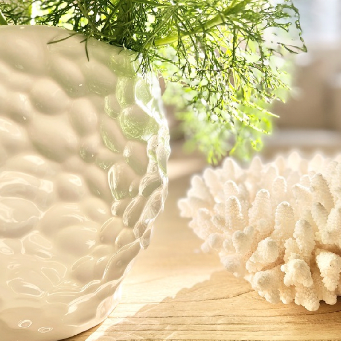 Mode Storm Vase - White - Daisy Grace Lifestyle