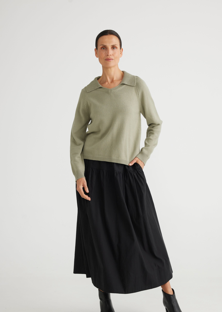 Kennedy Knit - Light Moss - Daisy Grace Lifestyle