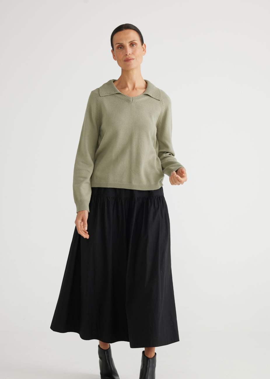Kennedy Knit - Light Moss - Daisy Grace Lifestyle