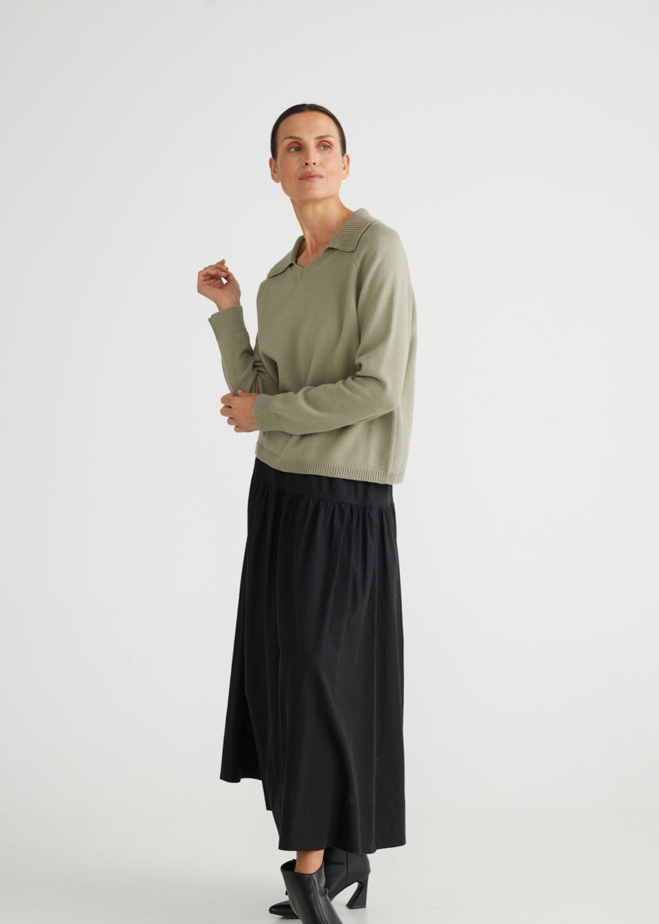 Kennedy Knit - Light Moss - Daisy Grace Lifestyle