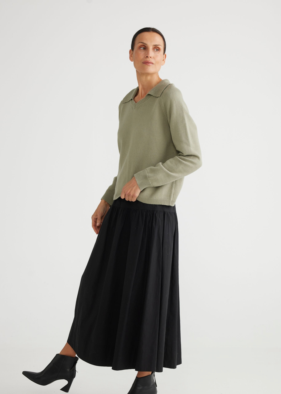 Kennedy Knit - Light Moss - Daisy Grace Lifestyle