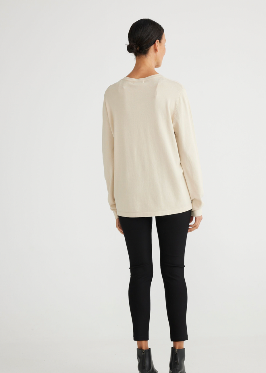 Petra Star Knit - Oat - Daisy Grace Lifestyle
