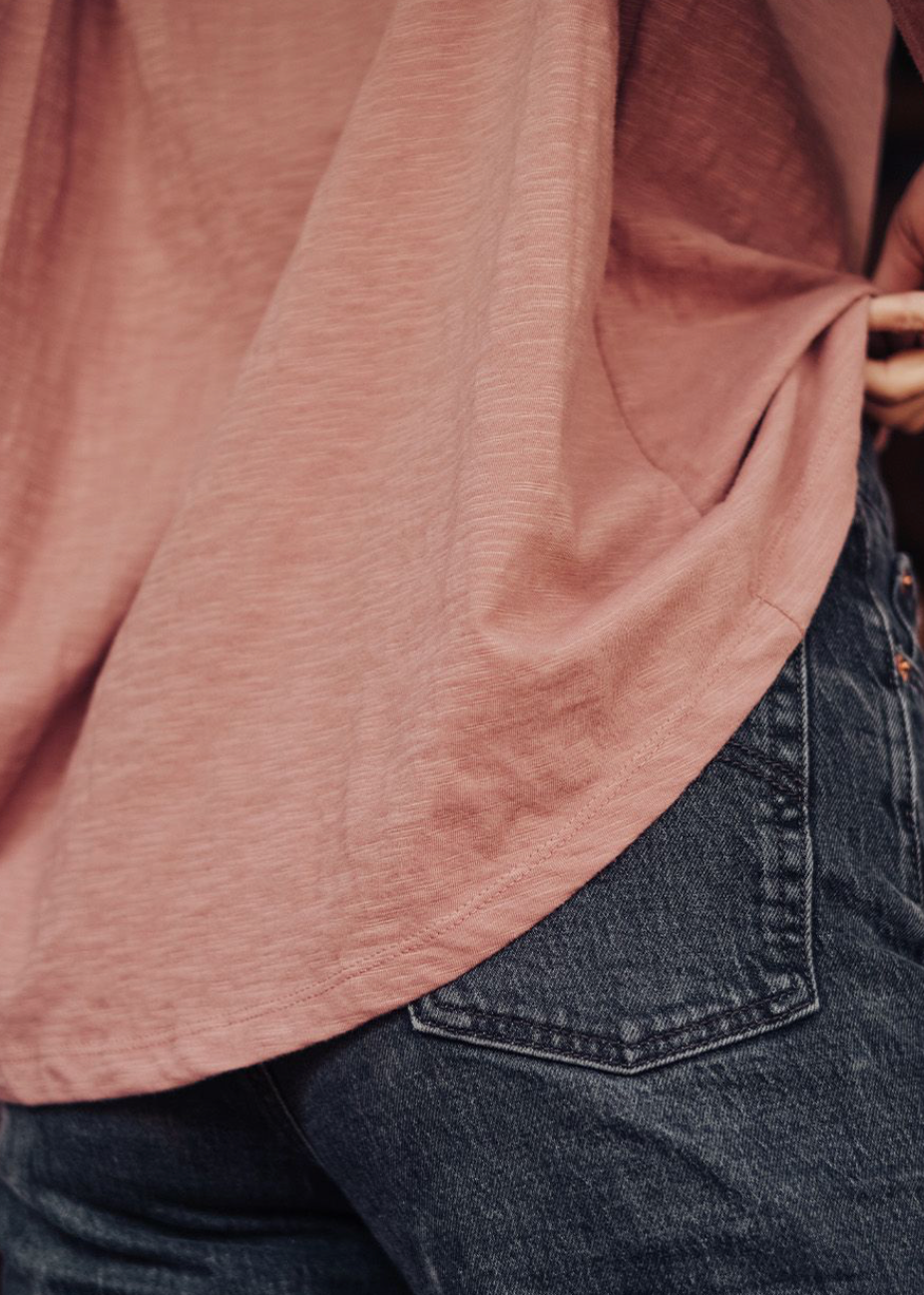 Dipster Tee - Mocha - Daisy Grace Lifestyle
