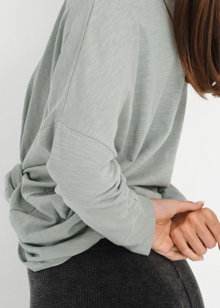Dipster Tee - Eucalyptus - Daisy Grace Lifestyle