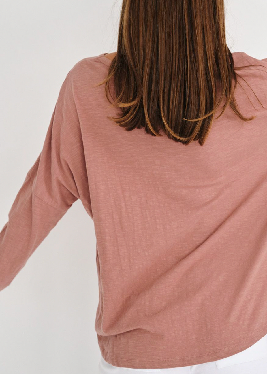 Dipster Tee - Mocha - Daisy Grace Lifestyle