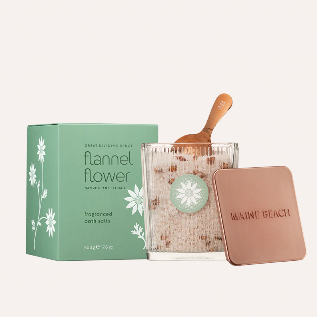 Flannel Flower Bath Salts 500g - Daisy Grace Lifestyle