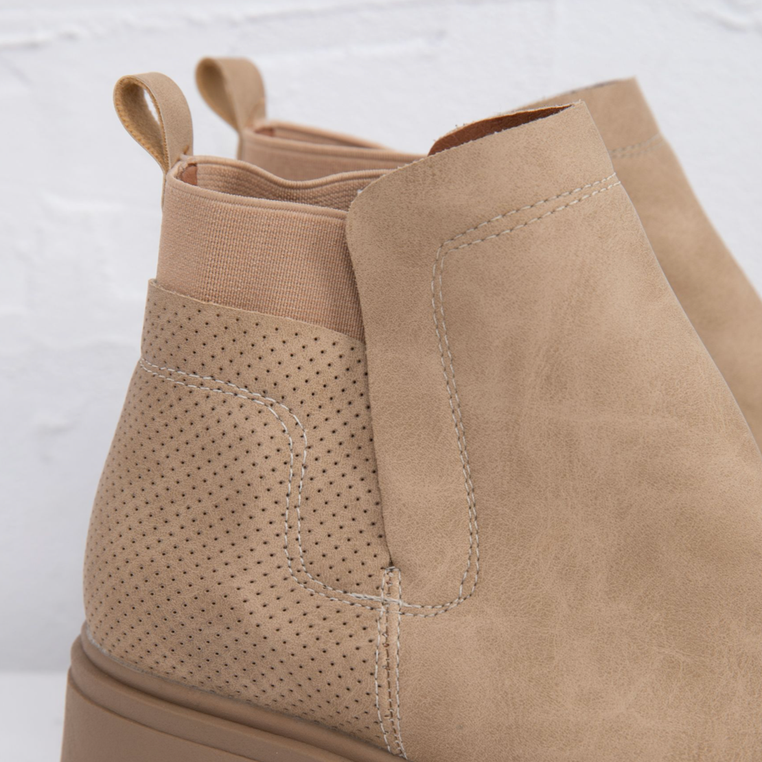 Chelsea Work Boot - Tan - Daisy Grace Lifestyle