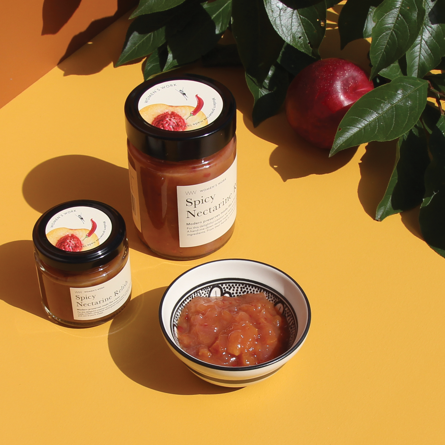 Spicy Nectarine Relish PETITE