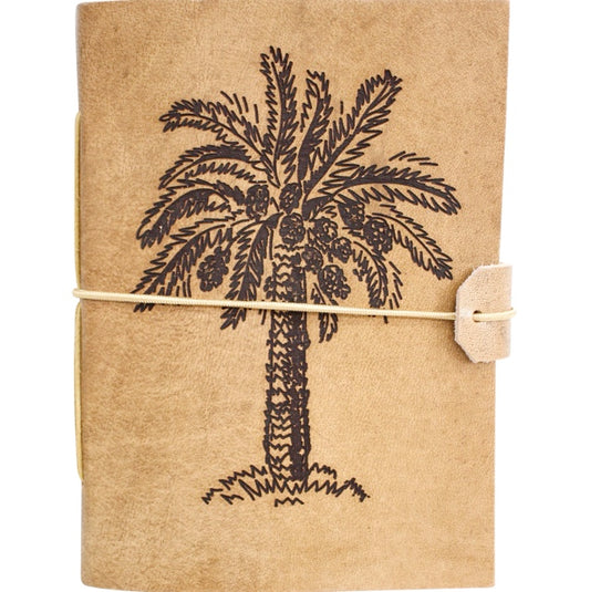 Leather Notebook -Date Palm