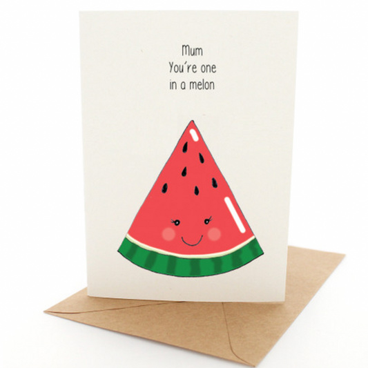 Punny Melon Card
