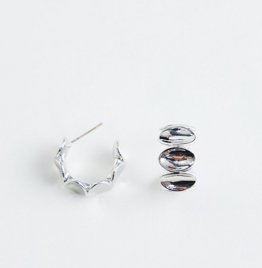 St Bede Earrings - Silver