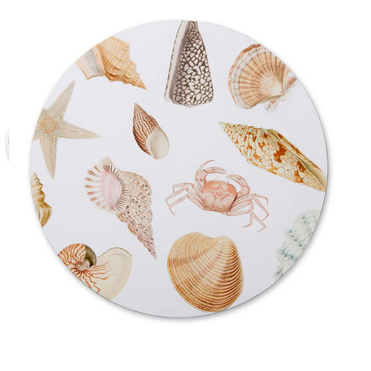 Shell Collection Round Placemat - set of 4