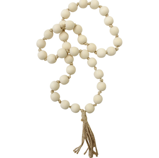 Bead Tassel Loop Natural