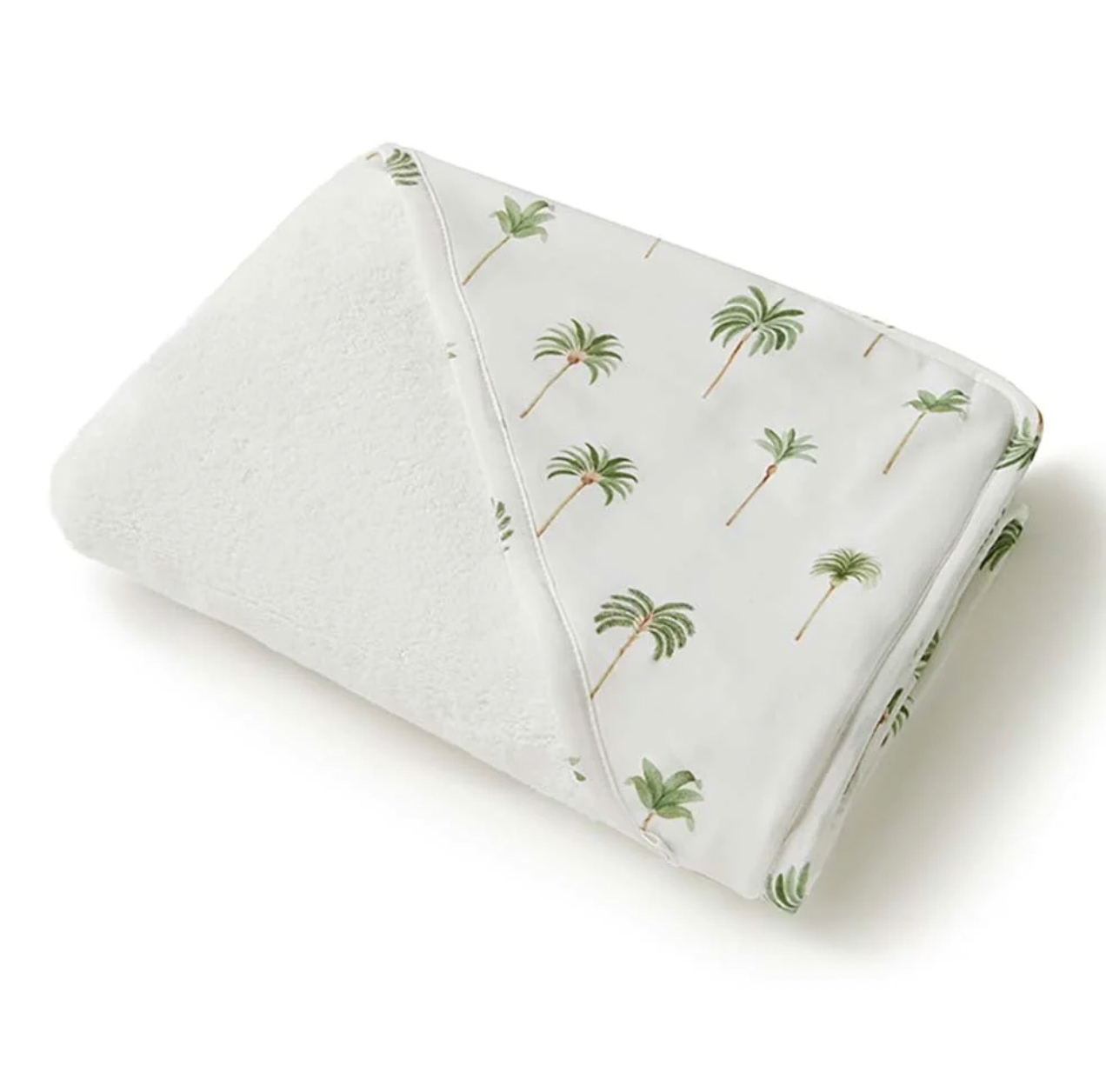 Green Palm Organic Hooded Towel