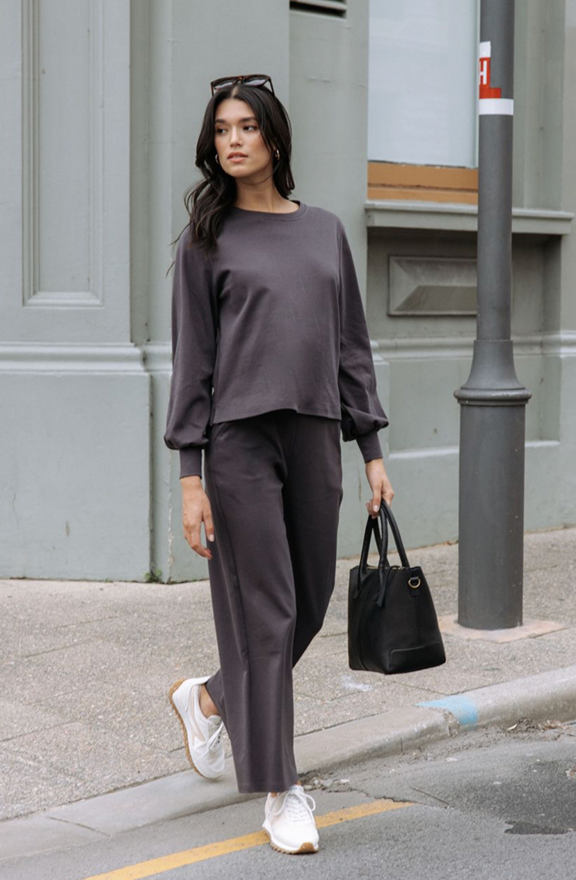 Rosa Pant - Charcoal