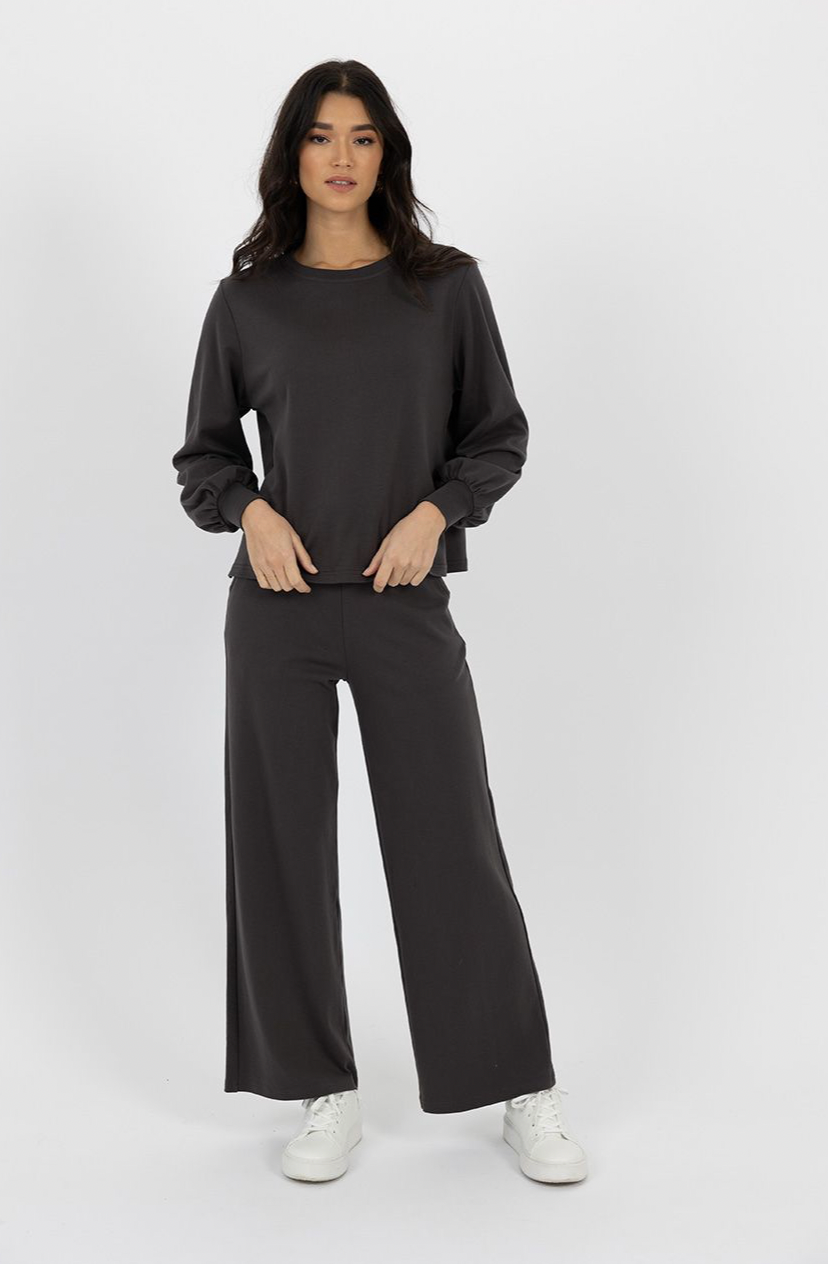 Rosa Pant - Charcoal