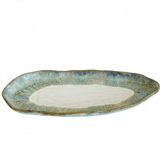 Ceramic Oval Jade