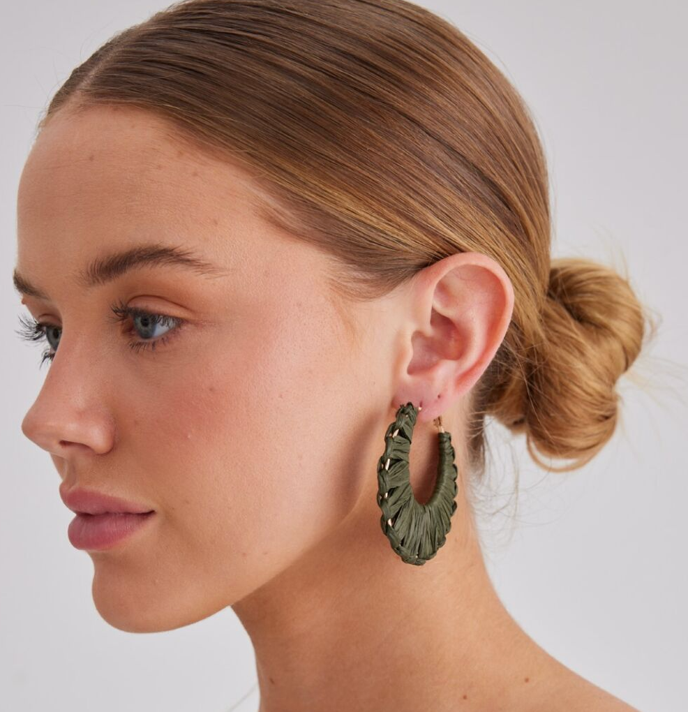 Britt Earrings - Green