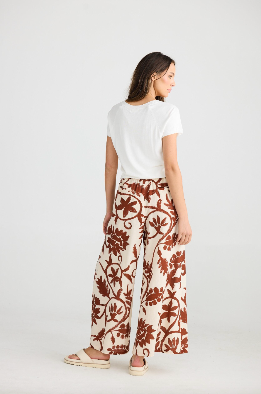 Positano Pant - Cuban Bloom