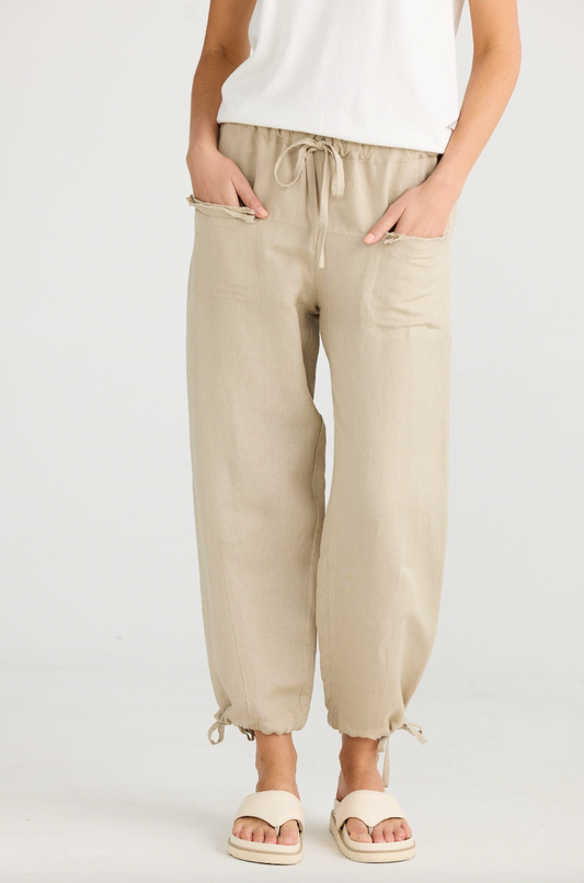 Amazon Pant - Natural Linen Blend