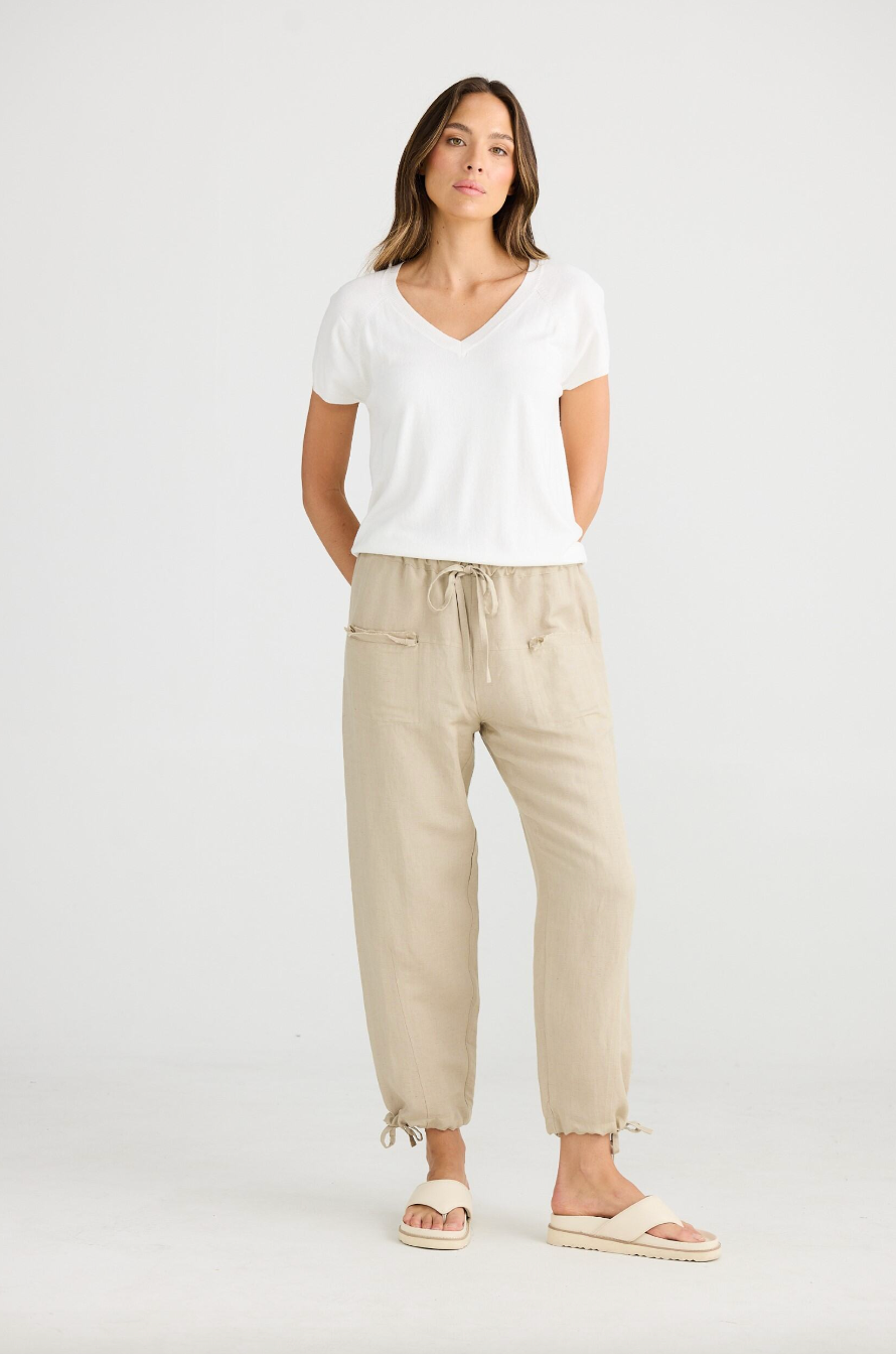 Amazon Pant - Natural Linen Blend