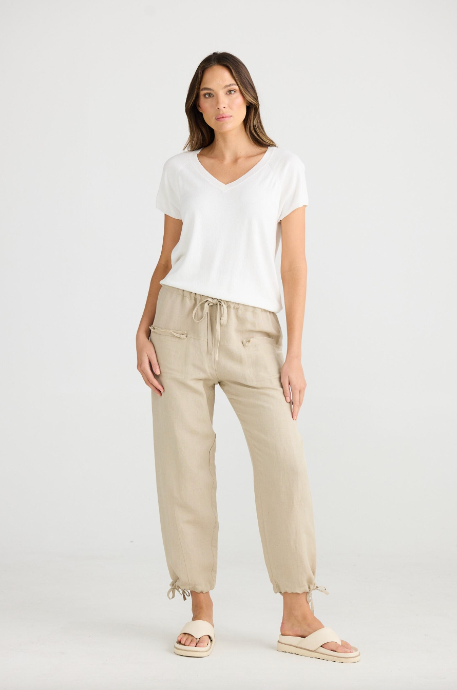 Amazon Pant - Natural Linen Blend